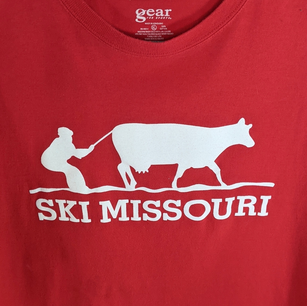 Ski Missouri Funny T-shirt Unisex XL